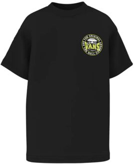 Vans Off The Wall Company Casual T-shirt Jongens 176 Zwart