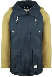 Vans Off The Wall Lange Mouw Zip Up Navy Bruin Vrouwen Sonora Jas V2ZCIND - maat S