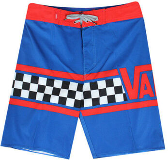 Vans Off The Wall OTW Blauw Rood Ruit Kinderen Casual Shorts V1L210Z R4D