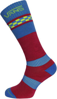 Vans Off The Wall Roze/Blauw Snow Mid Damessokken VQJP6MZ