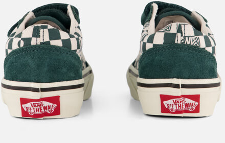 Vans Old Skool Geo Check Sneakers groen - 32,33,34,27,28,29,30,31