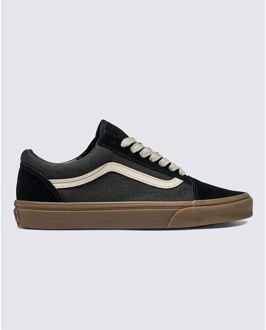 Vans Old Skool Heavy Canvas Zwarte Sportschoenen