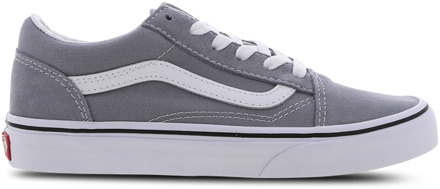 Vans Old Skool Kindersneakers - Grijs - Maat 36.5 - Leer Grey