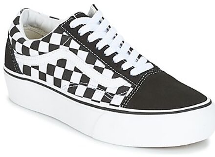 Vans Old Skool Platform sneakers zwart/wit - 40