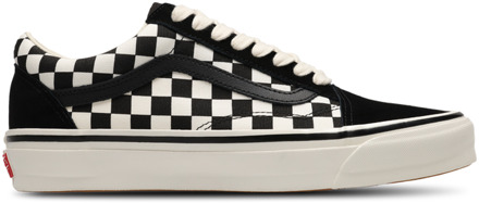 Vans Old Skool Sneakers Heren - Zwart - Maat 41 - Leer, Textil Black