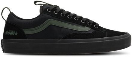 Vans Old Skool Sneakers Heren - Zwart - Maat 42.5 - Leer, Textil Black
