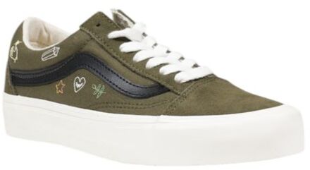 Vans Old Skool Stackform Geborduurde Sneakers Kaki
