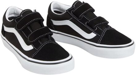 Vans Old Skool V Sneakers Kinderen - Black/True White