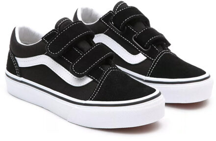 Vans Old Skool V Sneakers Kinderen - Black/True White