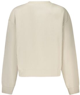 Vans Ontspannen Pasvorm Crew Neck Sweatshirt Ivoor