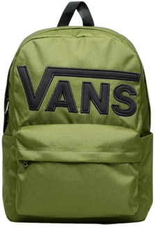 Vans Oude Skool Drop Rugzak Vans , Green , Heren - ONE Size