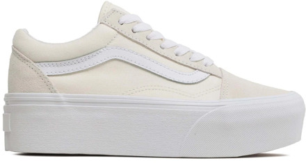 Vans Oude Skool Stackform Sneakers Vans , Beige , Heren - 38 Eu,38 1/2 Eu,39 EU