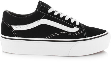 Vans Platform Old Skool Zwart / Wit - Dames Sneaker - VN0A3B3UY28 - Maat 40.5