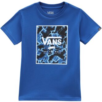 Vans Print Box Casual T-shirt Jongens 164 Blauw