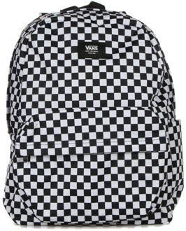 Vans Ruitjes Rugzak Zwart/Wit Vans , Black , Unisex - ONE Size