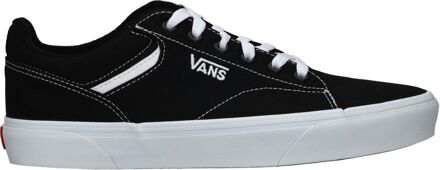 Vans Seldan Heren Sneakers - (Canvas) Black/White - Maat 43