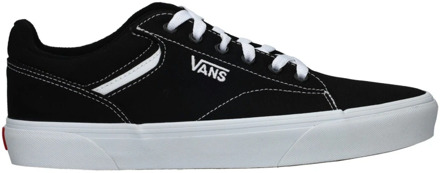 Vans Seldan Heren Sneakers - (Canvas) Black/White - Maat 45