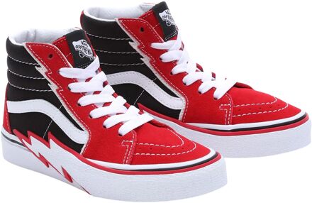 Vans SK8-Hi Bolt Sneakers Junior rood - zwart - wit - 28