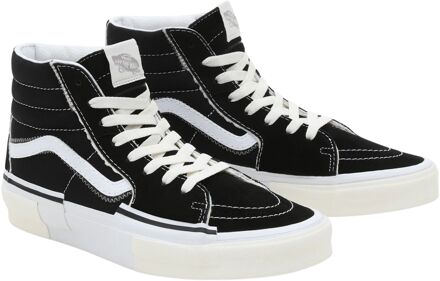 Vans Sk8-Hi Reconstruct Sneakers Heren zwart - wit - 45