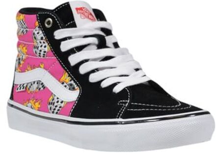 Vans Sk8hi Vlammen Dobbelstenen Skate Schoen Zwart