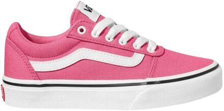 Vans Ward Canvas Honeysuckle Sneakers Meisjes roze - wit - 34
