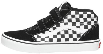 Vans Ward Mid V Checker Klittenband Boot Meisjes Zwart