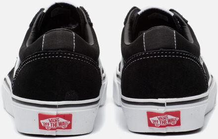 Vans Ward Suede Canvas Heren Sneakers - Black/White - Maat 40