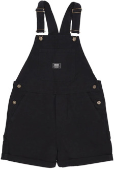 Vans Zwarte Ground Work Shortall - Streetwear Collectie Vans , Black , Dames - M,S