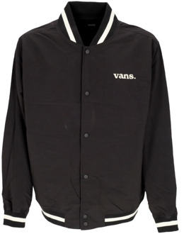 Vans Zwarte Moore Varsity Jack Streetwear Vans , Black , Heren - Xl,L,M,S