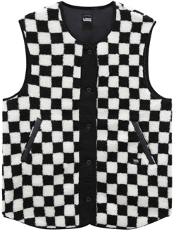 Vans Zwarte Omkeerbare Vest voor Dames Vans , Black , Dames - M,Xs,2Xs