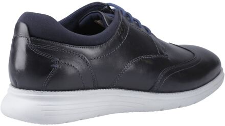 Vantage Leer Heren Navy Veterschoenen - maat EU 43 / UK 9