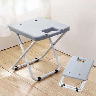 Vanzlife folding light weight campstool portable train stool adult plastic small chair home folding ottomans bench