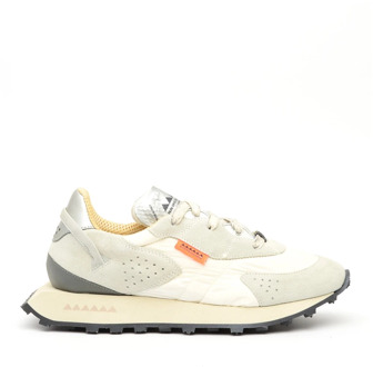 Vaporix Sneakers in wit suède en stof RUN OF , White , Heren - 44 Eu,45 EU