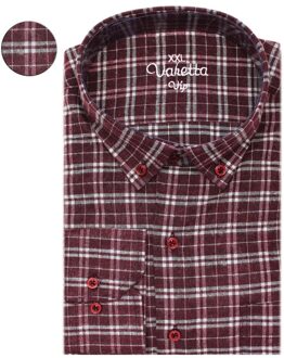 Varetta Herenkleding Plus Grote Maat 8XL 7XL 6XL 5XL 4XL Mens Business Casual Lange Mouwen Klassieke Gestreepte man Sociale Shirts Herfst Fijne Plaid Business Casual Lange Mouw Winter Bruin Shirt L XXXL