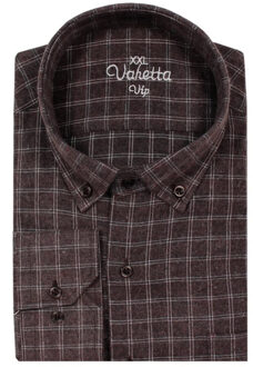 Varetta Herfst Fijne Plaid Mannen Business Casual Lange Mouw Winter Bruin Shirt Grote Maat Losse Shirt Flanel 2XL 3XL 4XL Wol Shirt Big Size Man Shirt Casual Regelmatige Shirt Sociale Jurk Shirts Smart Casual