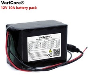 VariCore Grote capaciteit 12 v 10Ah 18650 lithium Oplaadbare batterij 12 v 10000 mah met BMS voor 75 w LED lamp Xenon ues