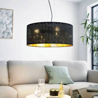 Varillas Hanglamp - E27 - Ø 53 cm - Zwart/Goud