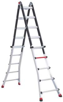 Varitrex Teleprof 4x5 sporten - Telescopische ladder - Werkhoogte 6.25m