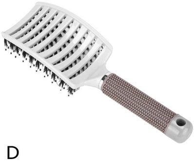 Varken Haren Grote Gebogen Haar Hoofdhuid Massage Kam Vrouwen Pluizige Styling Borstel Nylon Detangling Ontwarren Haarborstel Kappers Gereedschap