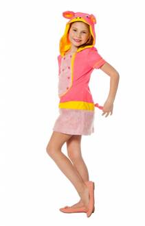 Varkentje jurk kind Roze