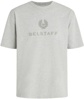 Varsity T-shirt in Heather Grey Belstaff , Gray , Heren - Xl,L,M,S