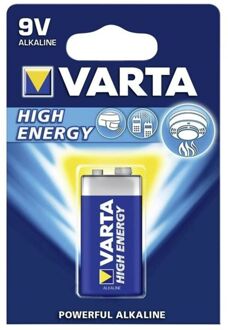 VARTA 9V High Energy Blok batterij, LR22, Blister