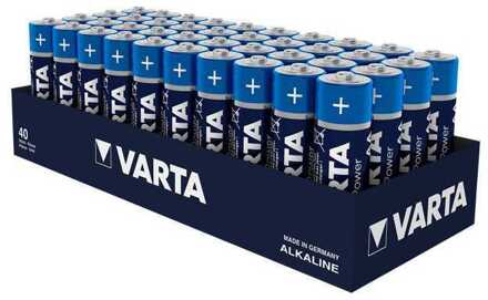 Varta Alkaline (Box) AAA, 1.5V, 40 stuks Batterij