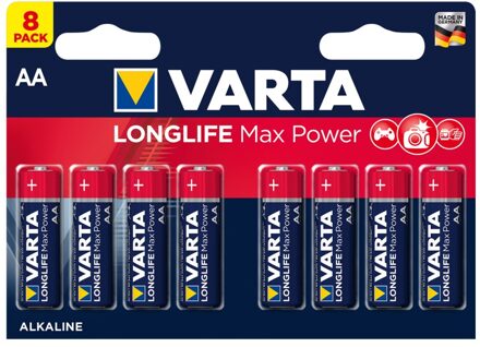 Varta Batterij AA 8x Varta Alkaline Max Power