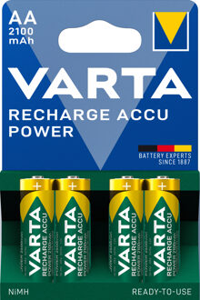 Varta Batterij oplaadbaar Varta 4xAA 2100mAh ready2use