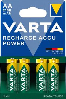 Varta Batterij oplaadbaar Varta 4xAA 2100mAh ready2use