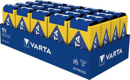 Varta Batterij Varta 4022 9v Tray Industrial(20xst) 301160