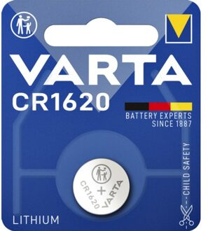Varta Batterij Varta knoopcel CR1620 lithium blister a 1stuk