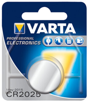 Varta Batterij Varta knoopcel CR2025 lithium blister a 1stuk