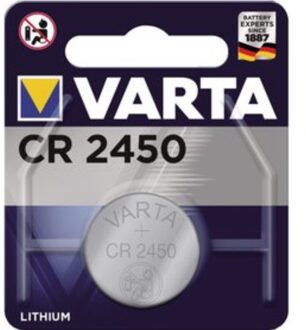Varta Batterij Varta knoopcel CR2450 lithium blister a 1stuk
